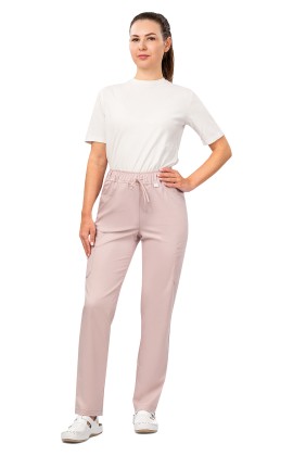 Брюки женские «Лотос» пудровые