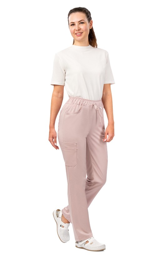 Брюки женские «Лотос» пудровые