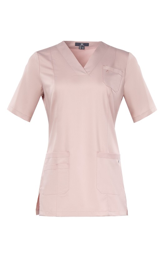 Блуза женская «Лотос» пудровая