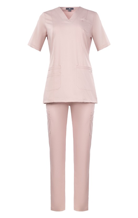 Блуза женская «Лотос» пудровая