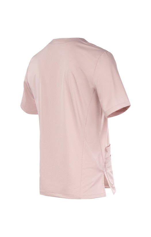 Блуза мужская «Лотос» пудровая