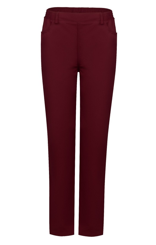 Брюки женские летние «Ультра» бордовые, ХАССП