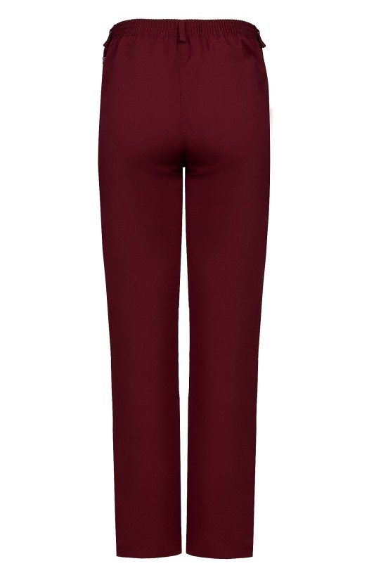 Брюки женские летние «Ультра» бордовые, ХАССП