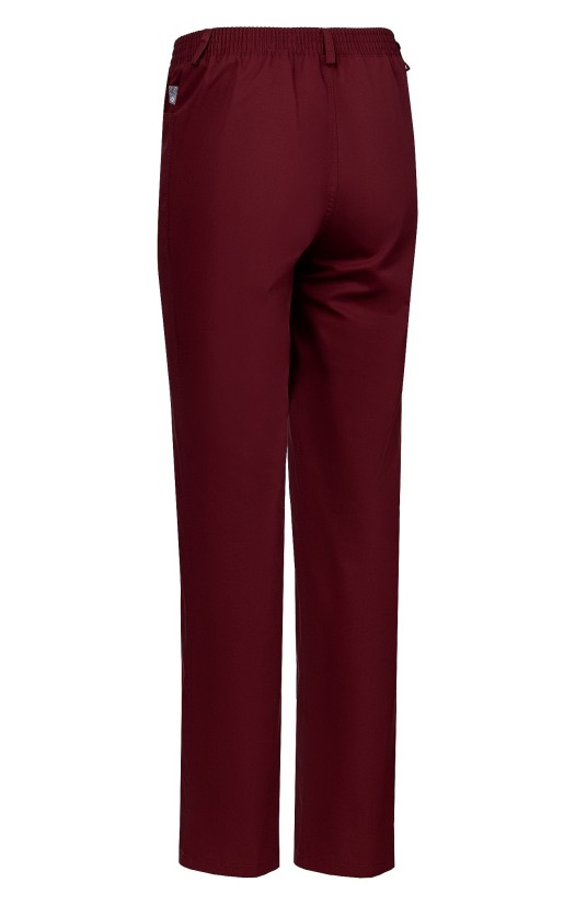 Брюки женские летние «Ультра» бордовые, ХАССП