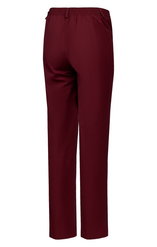 Брюки женские летние «Ультра» бордовые, ХАССП