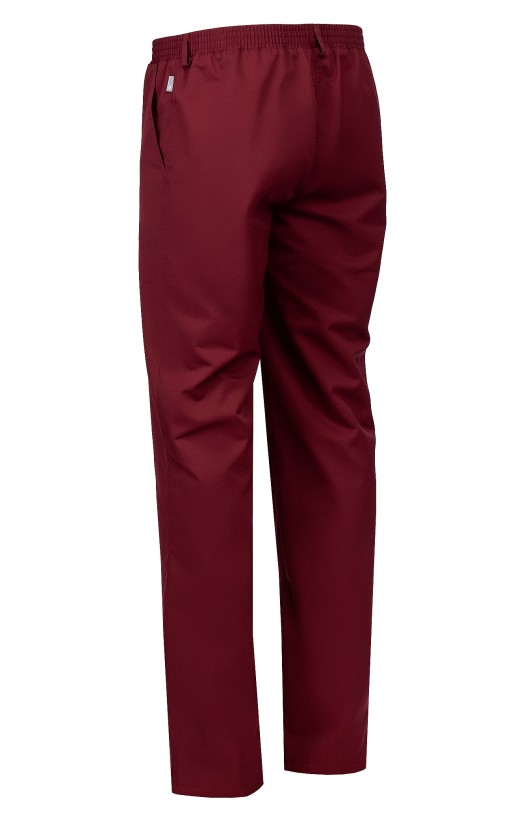 Брюки мужские летние «Ультра» бордовые, ХАССП