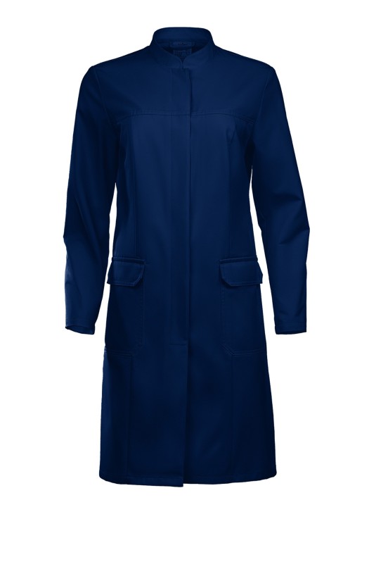 Халат женский летний «Ультра» синий, ХАССП