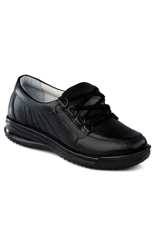 Туфли (полуботинки) женские «Света», черные