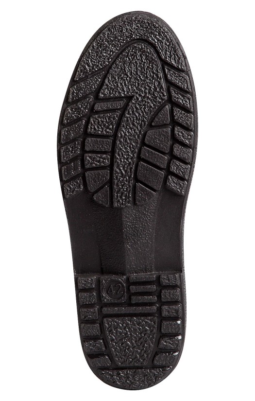 Туфли (полуботинки) мужские «Дима», черные, с перфорацией