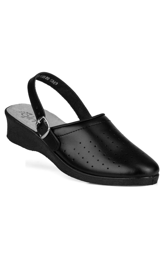 Туфли (типа сабо) женские «Эмануэла», черные