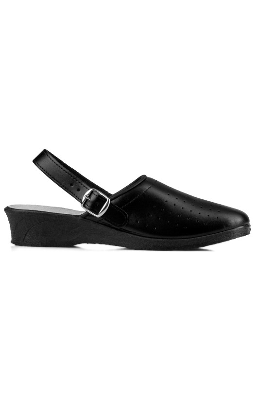 Туфли (типа сабо) женские «Эмануэла», черные