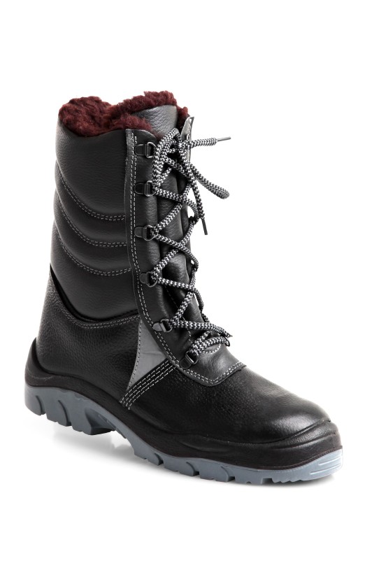 Ботинки кожаные «Стандарт-М» высокие утепленные