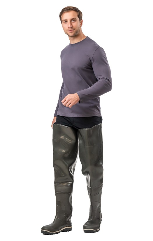 Сапоги рыбацкие ПВХ «Проходческие» с металлическими защитными носками