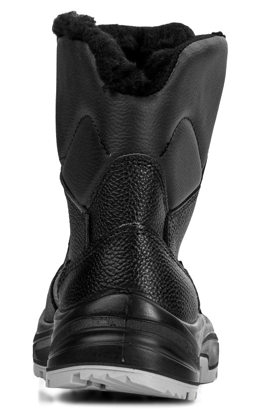 Ботинки кожаные «Билд» с высокими берцами утепленные с металлическими защитными носками