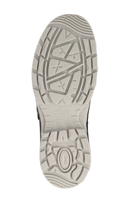 Ботинки кожаные «Билд» с высокими берцами утепленные с металлическими защитными носками