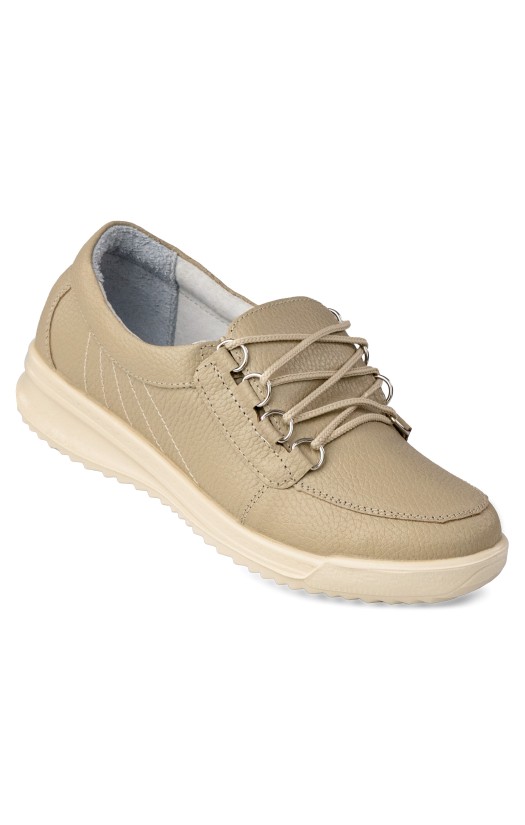 Туфли (полуботинки) женские «Света», бежевые