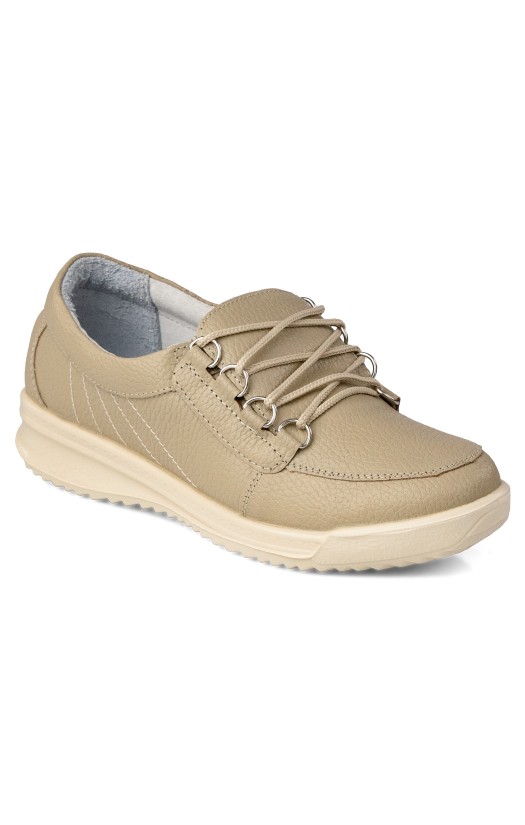 Туфли (полуботинки) женские «Света», бежевые