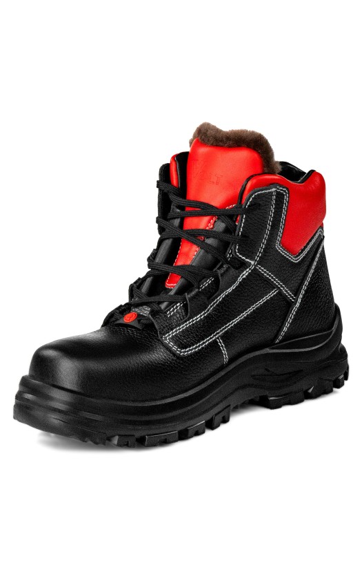 Ботинки кожаные «Вольт» утепленные, с защитными носками из композитного материала