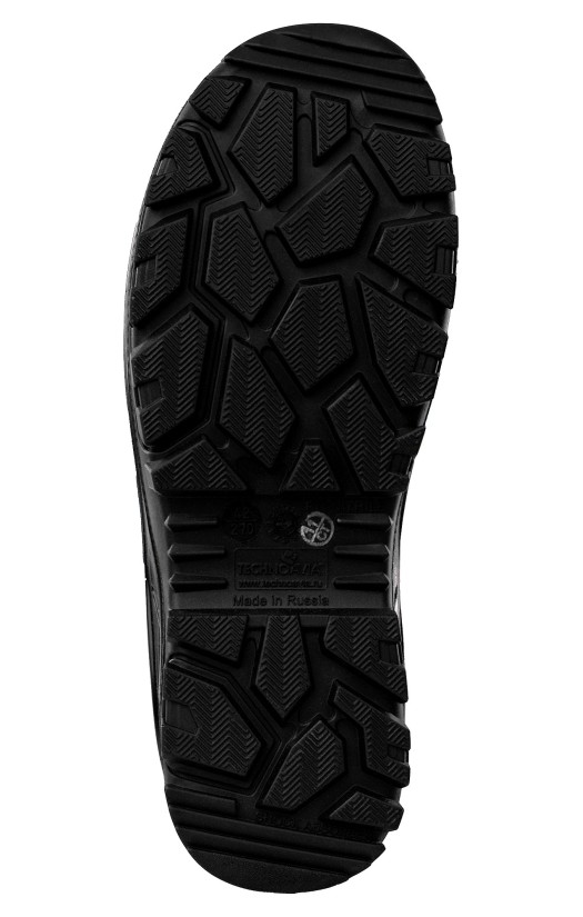 Ботинки кожаные «Вольт» с высокими берцами утепленные, с защитными носками из композитного материала