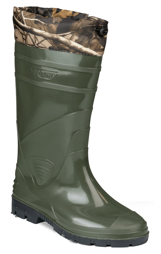 Сапоги ПВХ мужские «Внедорожник 4x4» с надставкой утепленные