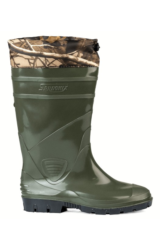 Сапоги ПВХ мужские «Внедорожник 4x4» с надставкой утепленные