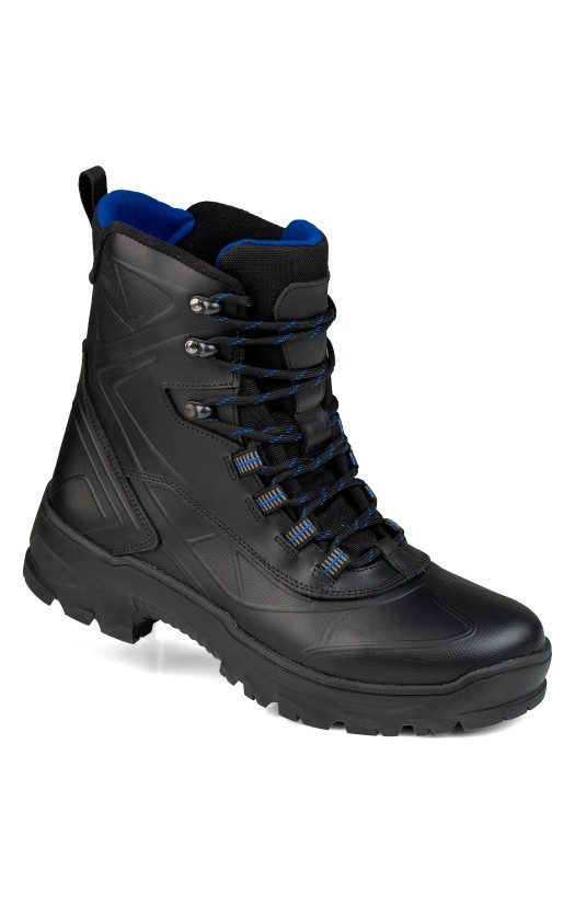 Ботинки кожаные «Берг» с высокими берцами, утепленные