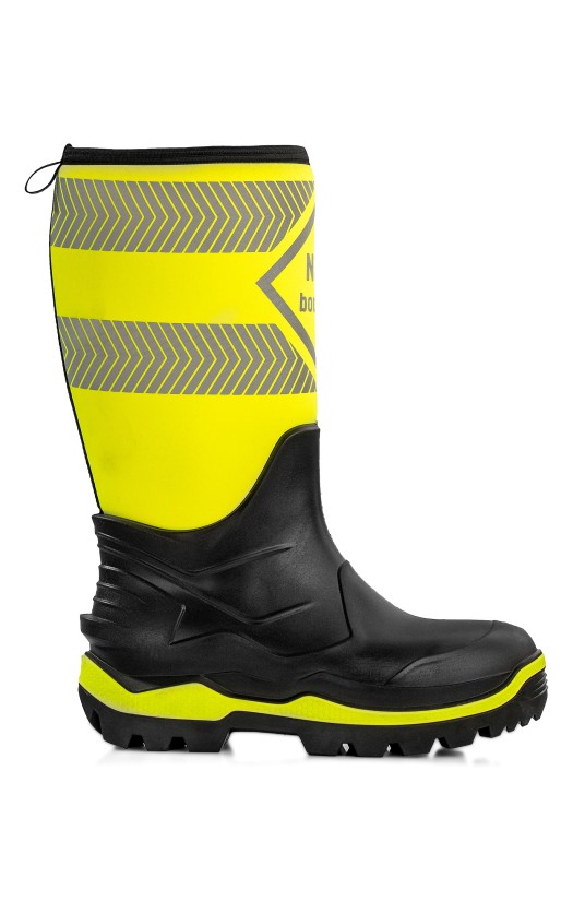 Сапоги специальные литьевые комбинированные «NEO BOOTS» цвет лайм