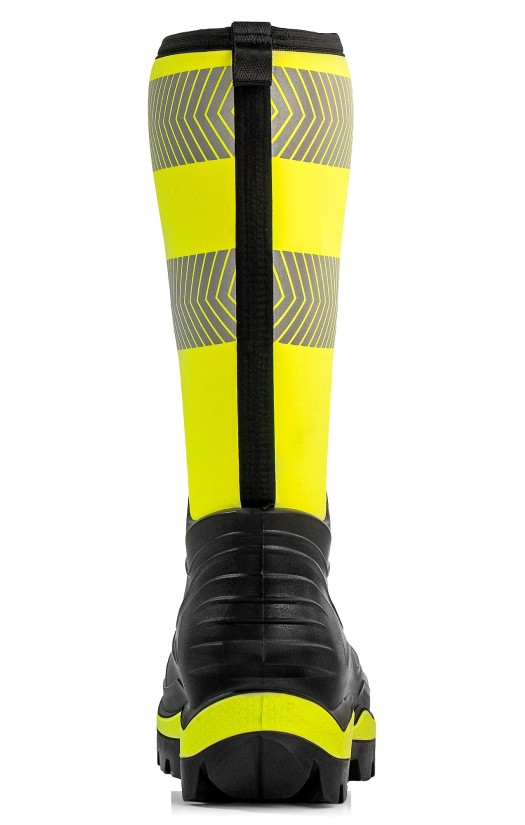 Сапоги специальные литьевые комбинированные «NEO BOOTS» цвет лайм