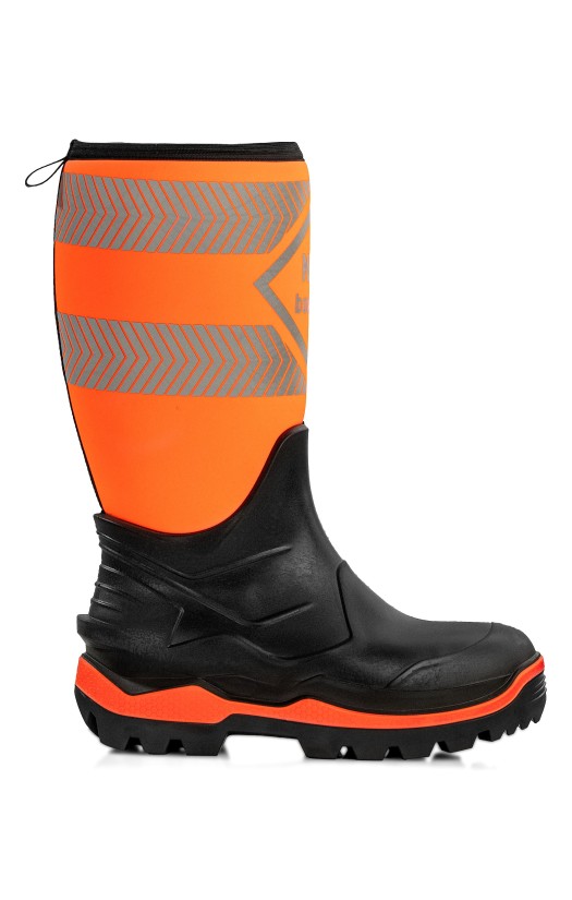 Сапоги специальные литьевые комбинированные «NEO BOOTS» цвет оранжевый