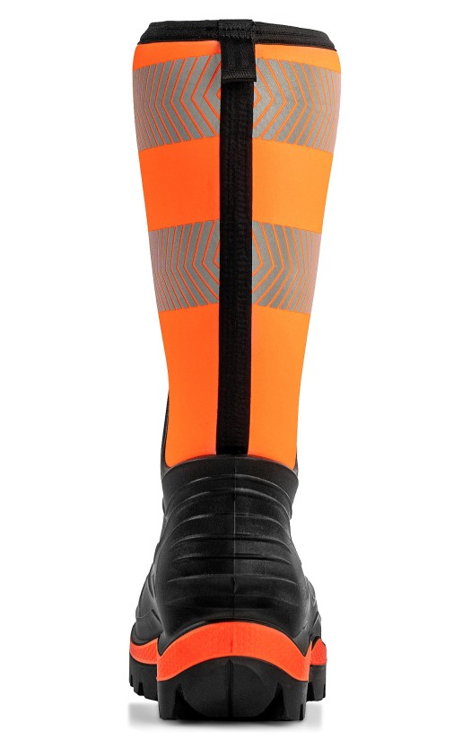 Сапоги специальные литьевые комбинированные «NEO BOOTS» цвет оранжевый