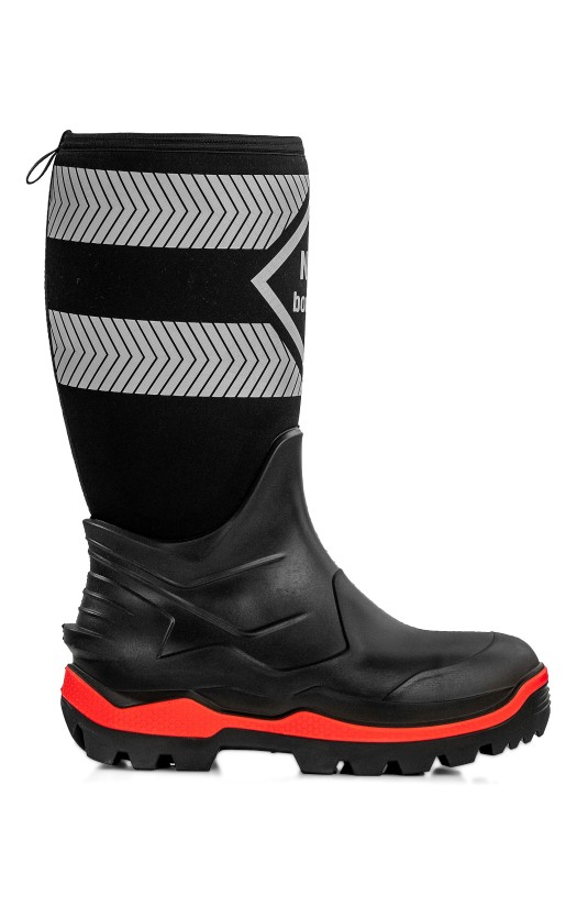 Сапоги специальные литьевые комбинированные «NEO BOOTS» цвет черный