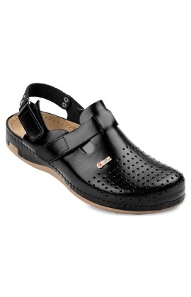 Мужские туфли (типа сабо) «Леон медикал», цв. черный, (р.41-46)