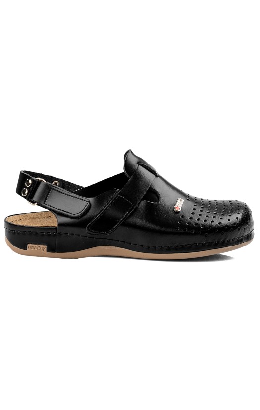 Мужские туфли (типа сабо) «Леон медикал», цв. черный, (р.41-46)