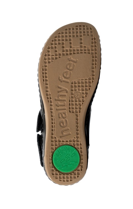 Женские туфли (типа сабо) «Леон медикал», черные