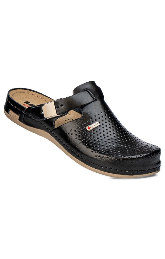 Женские туфли (типа сабо) «Леон медикал» арт. MED950B цв. черный