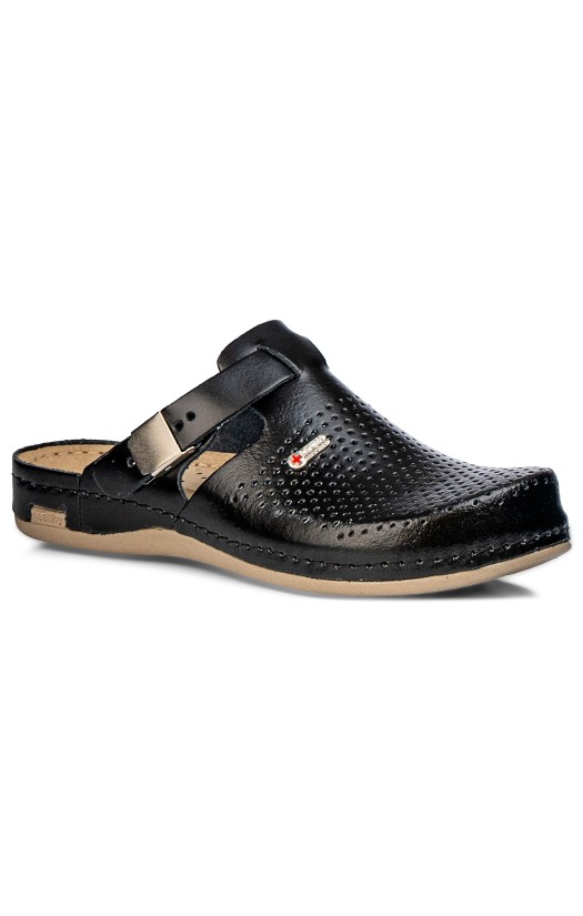 Женские туфли (типа сабо) «Леон медикал» арт. MED950B цв. черный