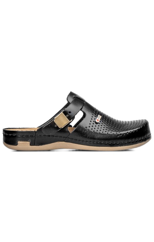 Женские туфли (типа сабо) «Леон медикал» арт. MED950B цв. черный