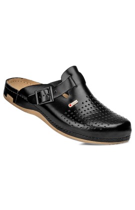Мужские туфли (типа сабо) «Леон медикал» арт. MED700MB, цв. черный