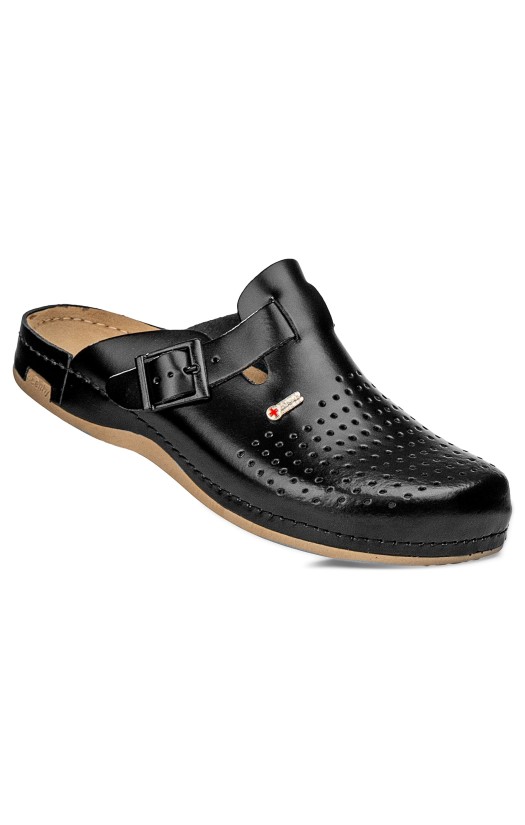 Мужские туфли (типа сабо) «Леон медикал» арт. MED700MB, цв. черный