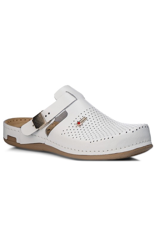 Женские туфли (типа сабо) «Леон медикал» арт. MED950W, цв. белый