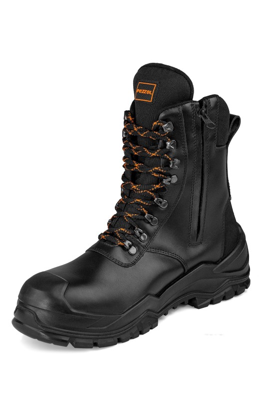 Ботинки кожаные New King Bull (Нью Кинг Булл) с высокими берцами, утепленные