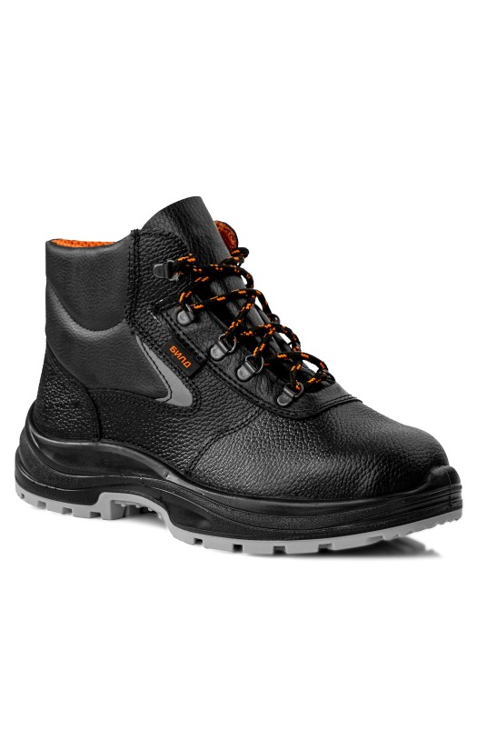 Ботинки кожаные «Билд» с металлическими защитными носками и металлическими проколозащитными прокладками