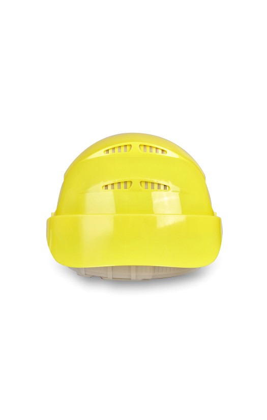 Каска защитная "Эйрвинг" UVEX (9762120) с текстильным оголовьем, желтая, полиэтиленовая