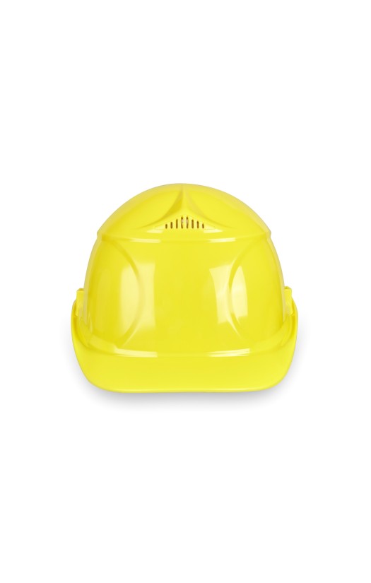 Каска защитная "Эйрвинг" UVEX (9762120) с текстильным оголовьем, желтая, полиэтиленовая