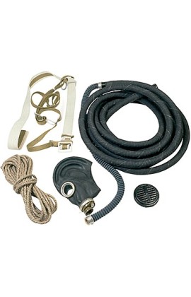 Противогаз шланговый изолирующий  ПШ-1Б-20 с воздухоподводящим шлангом длиной 20 м на барабане