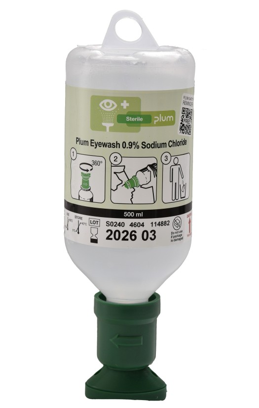 Средство увлажняющее офтальмологическое (4604&amp;nbsp;Плум) Plum Eyewash 500&amp;nbsp;мл, для промывания глаз при попадании инородных частиц