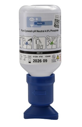 Средство увлажняющее офтальмологическое (4752&amp;nbsp;Плум) Plum pH Neutral 200&amp;nbsp;мл для промывания глаз при попадании кислот и&amp;nbsp;щелочей