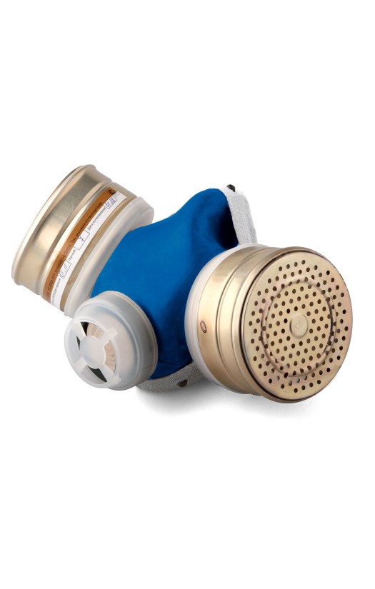 Полумаска фильтрующая (респиратор) РУ-60М, укомплектована фильтрующими патронами В1Р1 R D