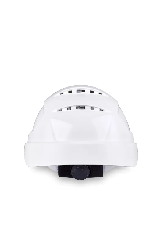 Каска Uvex «Феос B-WR» с храповиком с текстильным оголовьем (9772030) белая