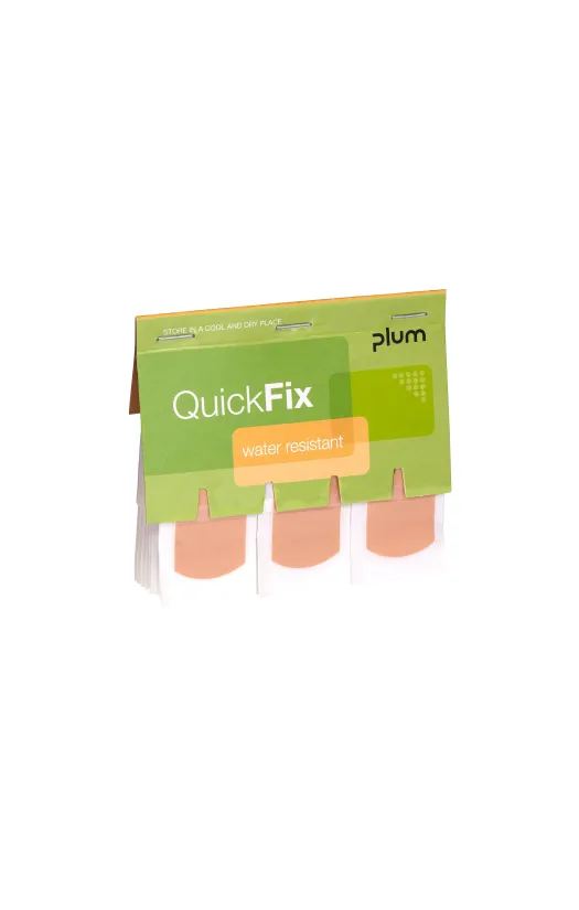 Сменная кассета с водостойкими пластырями QuickFix Water Resistant (55117)